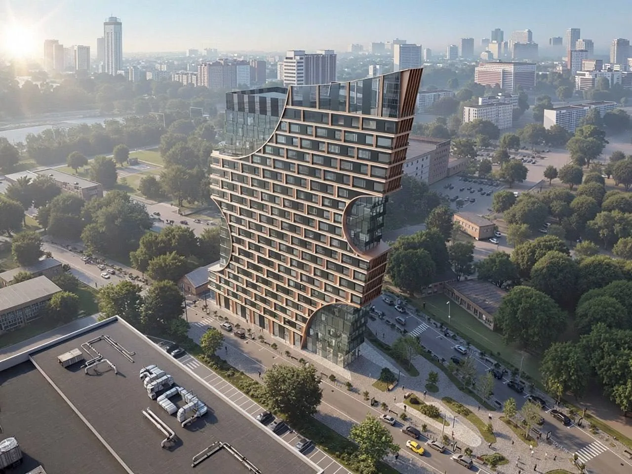 🏗 Бизнес-центр в виде сыра появится у «Нагорной».