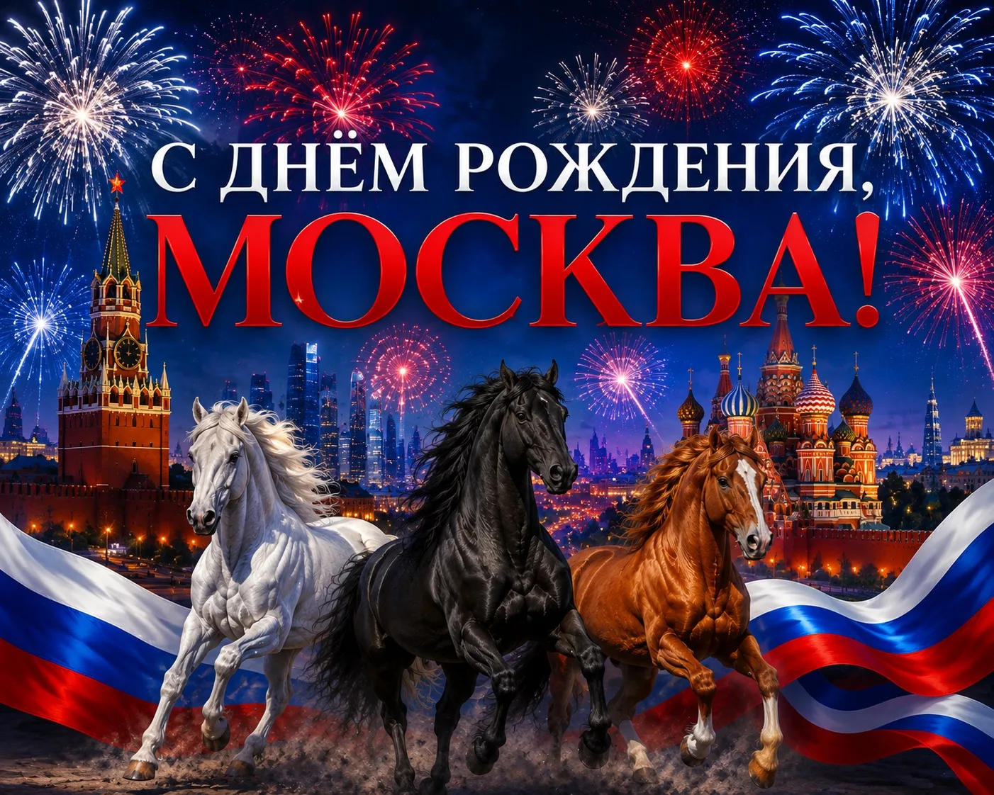 С Днем рождения, Москва!