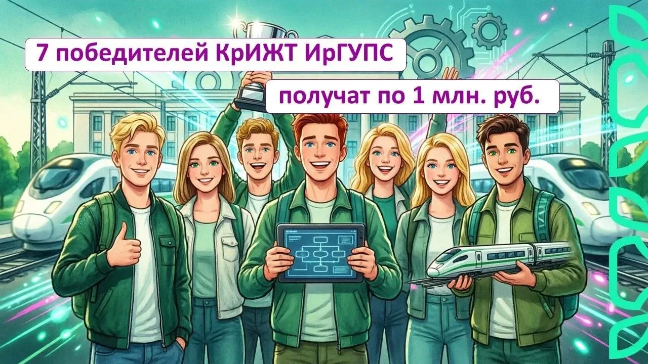 🎉 Отличные новости в КрИЖТ! 🎉
Мы с гордостью сообщаем: 7 наших студентов стали победителями гранто