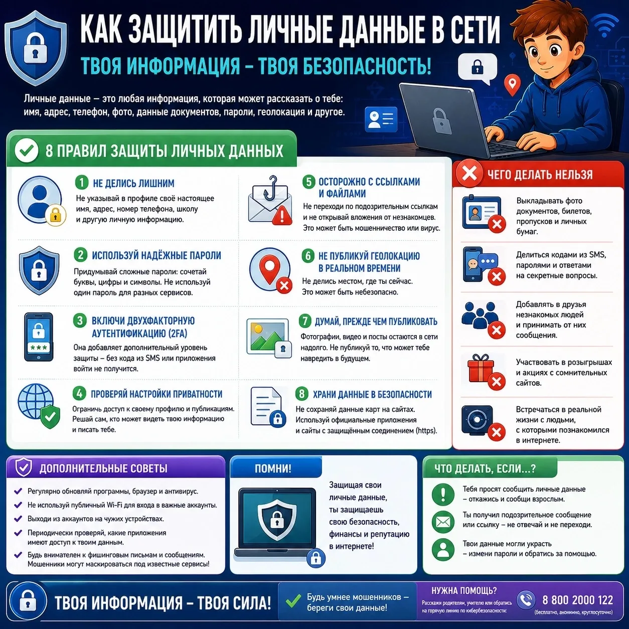 Как защитить личные данные в сети?
