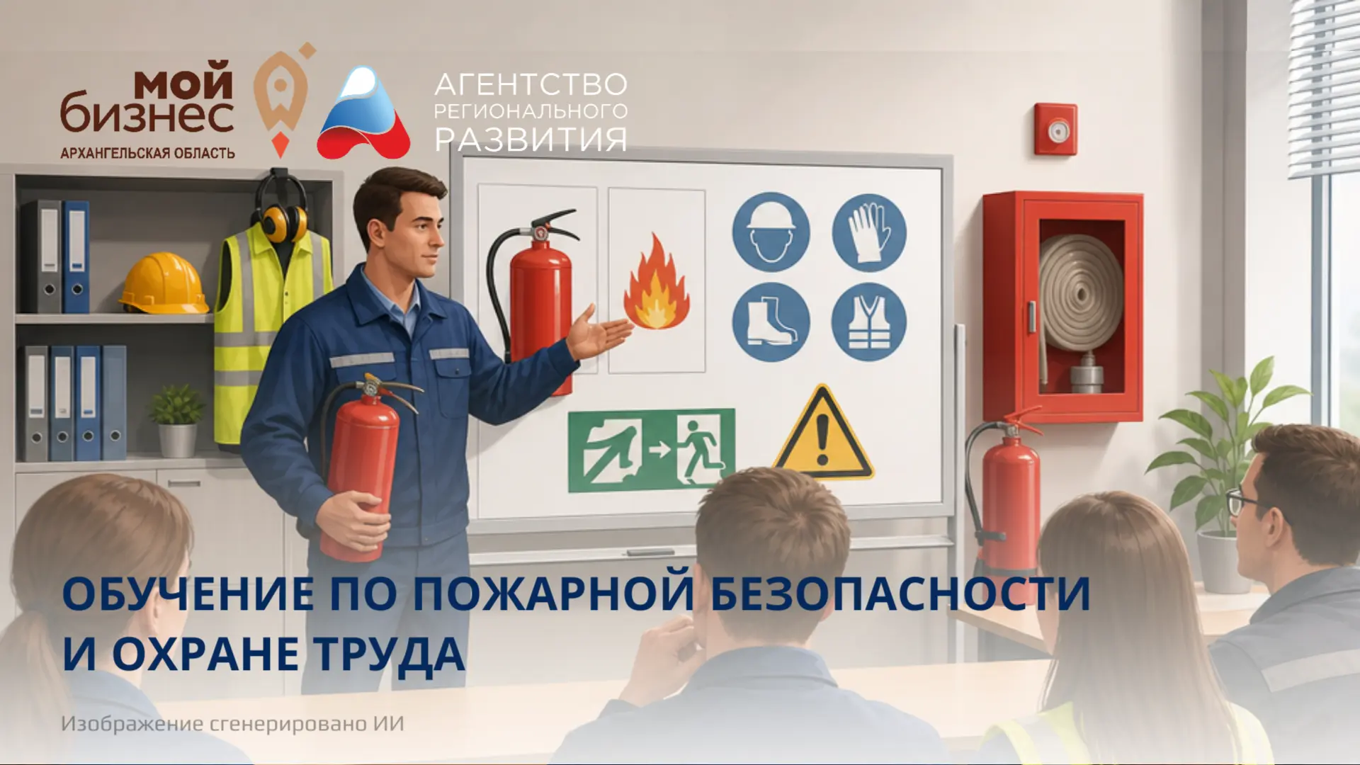 🚀 Приглашаем предпринимателей Архангельской области на обучение по пожарной безопаснос...