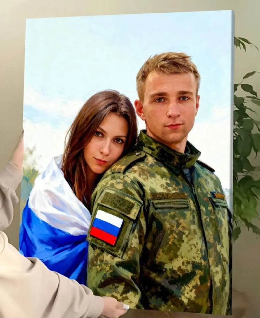 ❤️Представьте: картина на холсте, созданная специально для вашей второй половинки. Это ...