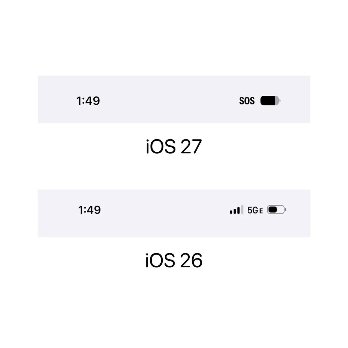 iOS 27 vs iOS 26.

❤️ – пока не обновлялся 
🔥 – уже обновился на IOS 27