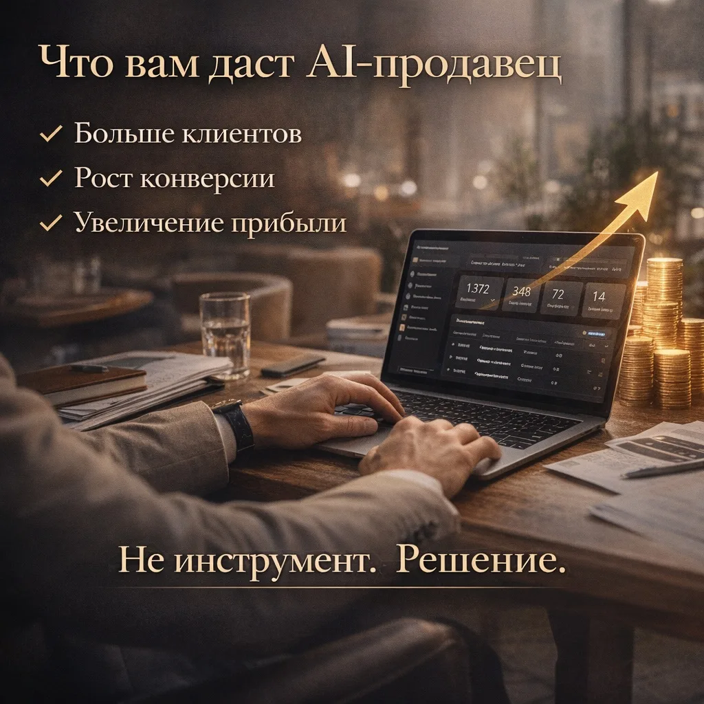 Что меняется после внедрения AI-продавца

Не “вау-технология”

А конкретные изменения:

Перестают те