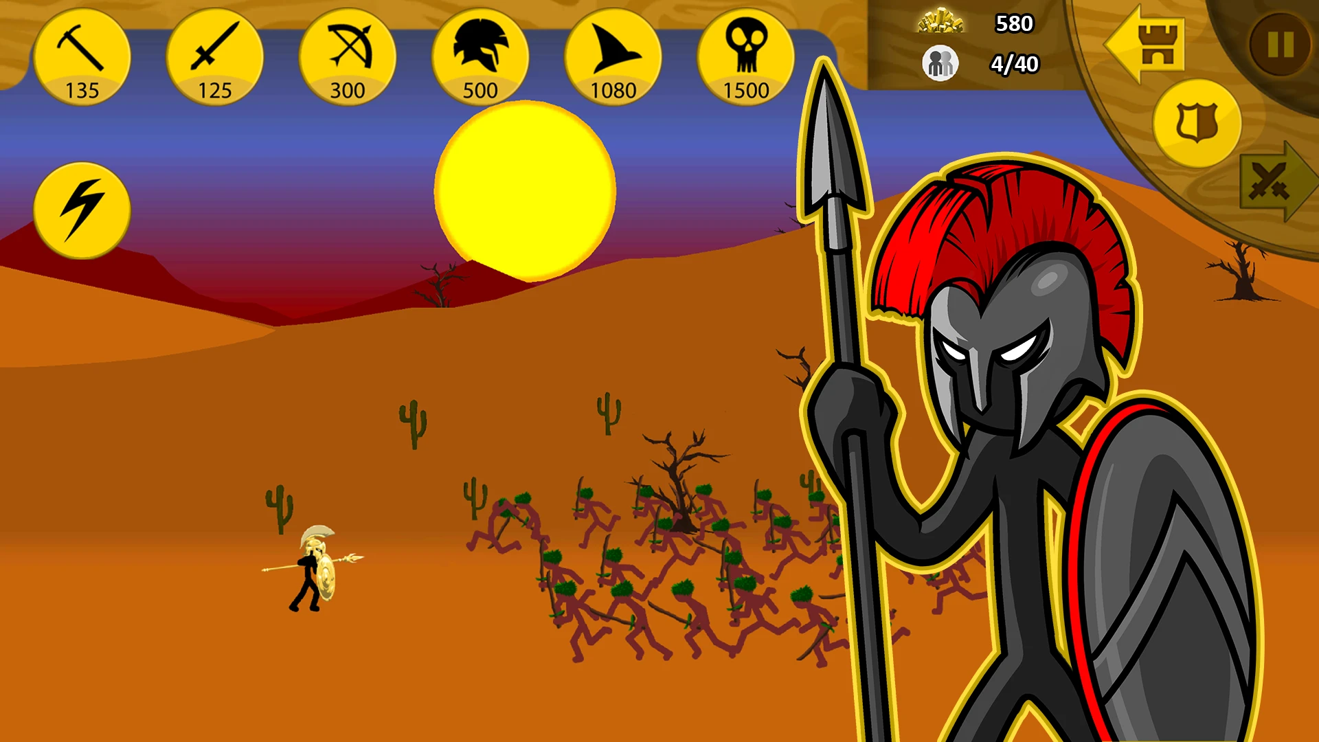 ✦ Stick War: Legacy — культовая стратегия со стикменами, где ты управляешь армией, добываешь золото,