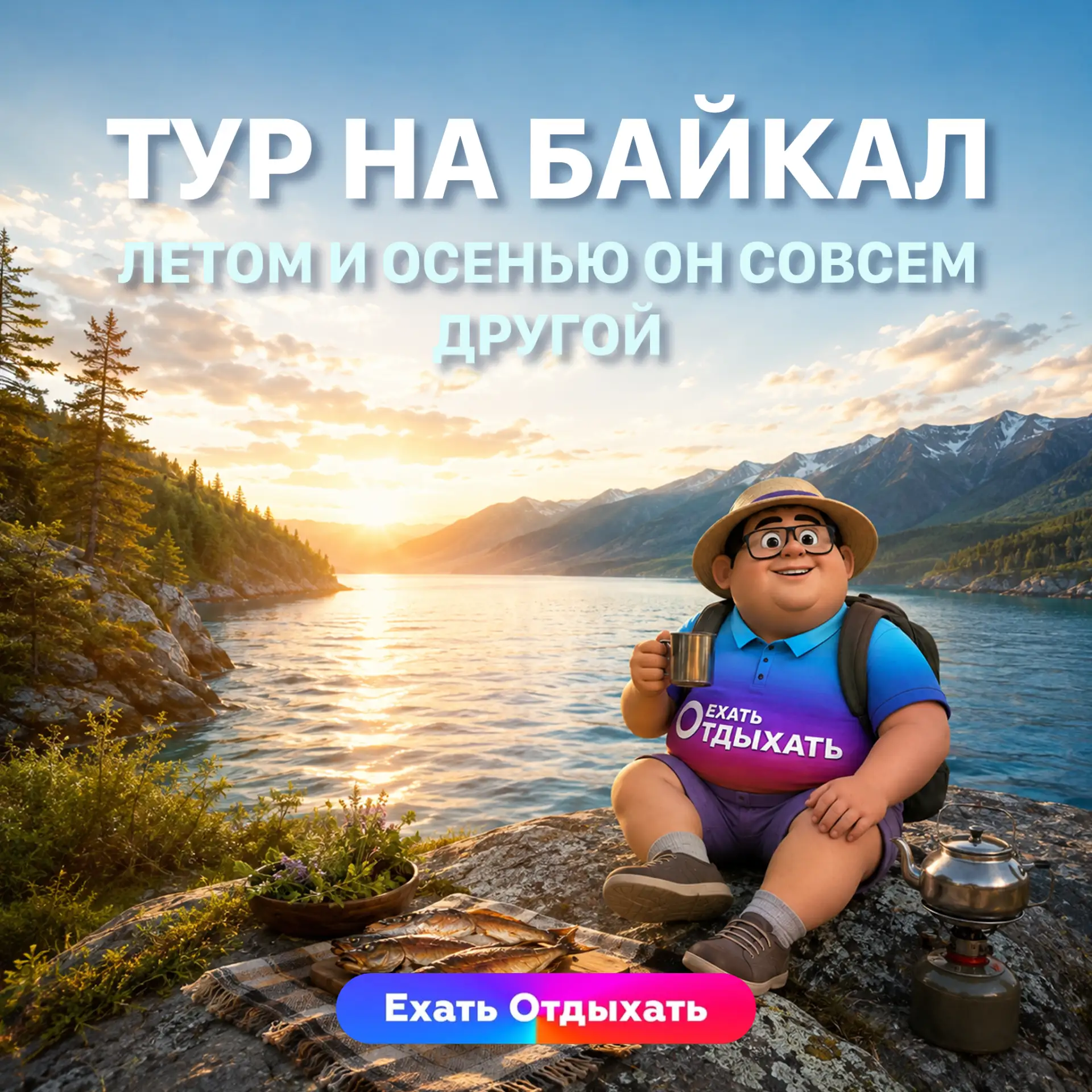 МЫ ПРИВЫКЛИ ВИДЕТЬ БАЙКАЛ СКОВАННЫМ ЛЬДОМ. НО ЕГО ЛЕТО И ОСЕНЬ ТОЧНО ЗАСЛУЖИВАЮТ ОТДЕЛЬ...
