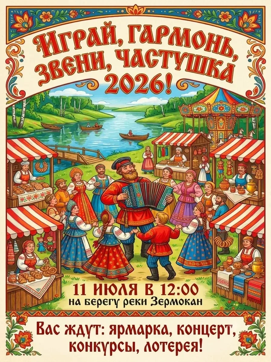 Играй, гармонь, звени, частушка 2026!