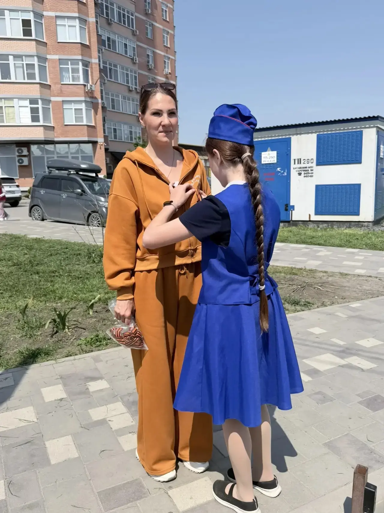 🇷🇺 Акция «Георгиевская ленточка» 🇷🇺  В преддверии великого праздника — Дня Победы — в нашей школе пр