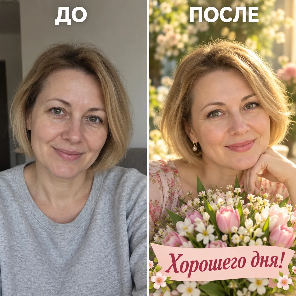 В MAX появился бот, в котором можно создавать открытки по фото.