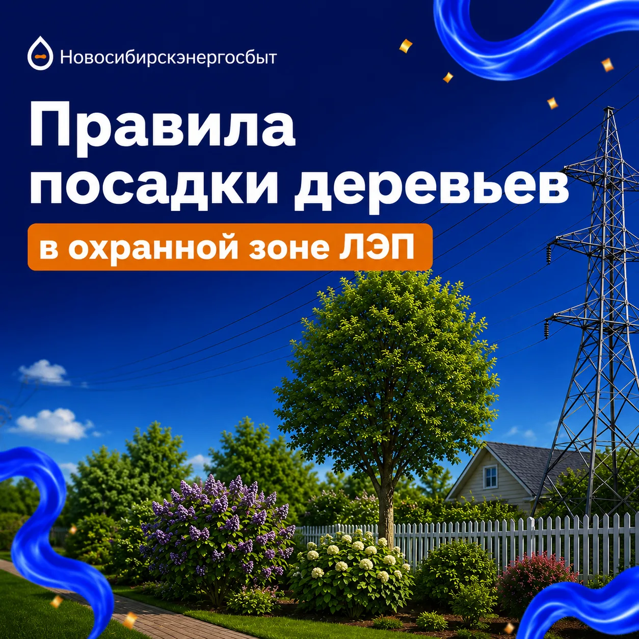 Правила посадки деревьев в охранной зоне ЛЭП
 
Весной и летом многие высаживают саженцы на своих дач