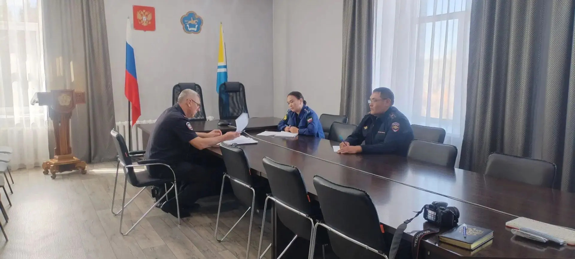 Заместитель министра внутренних дел по Республике Тыва полковник полиции Евгений Карпуш...