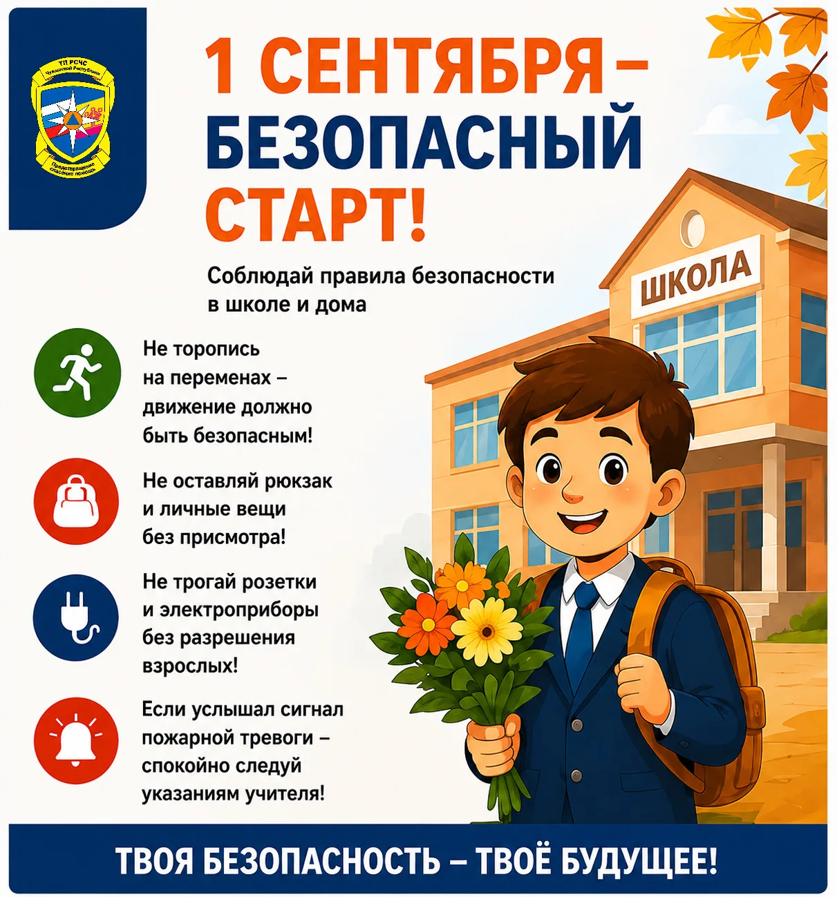 🚨 1 сентября — безопасный старт!