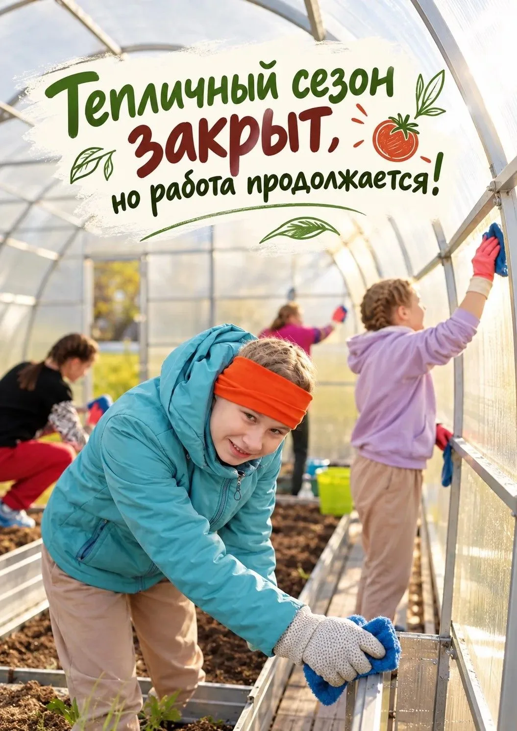 Тепличный сезон закрыт, но работа продолжается! 🍅✨