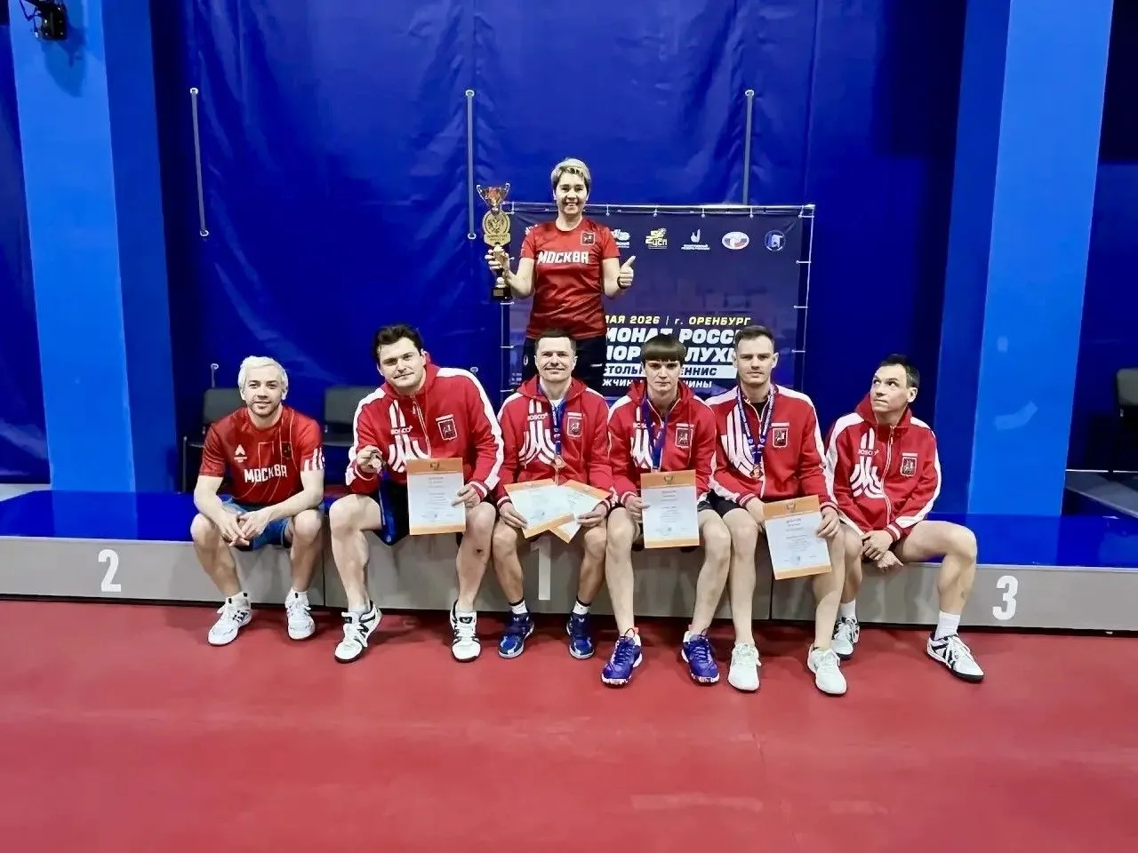 🏓 Спортсмен МКСШОР «Восток» Виталий Чулков завоевал одну серебряную и две бронзовые медали чемпионат