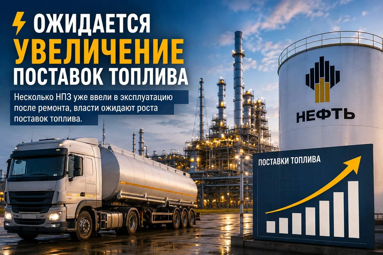 ⚡️Поставки топлива могут увеличиться
