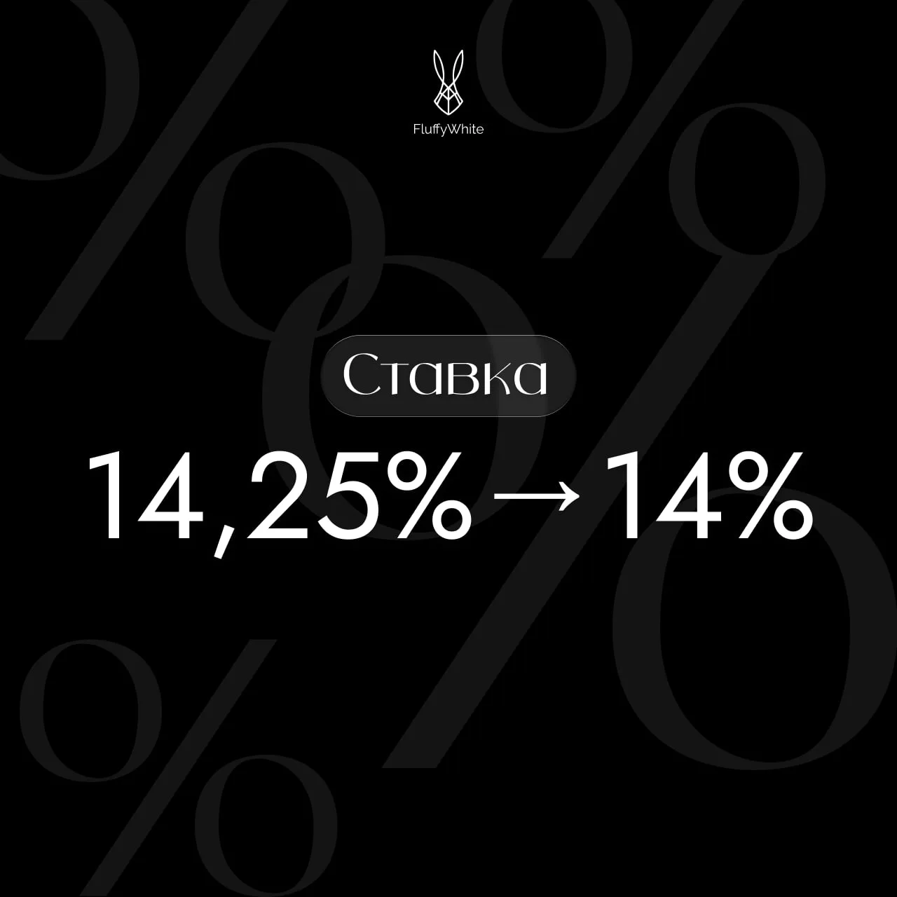 ЦБ снизил ставку до 14% — десятое снижение подряд