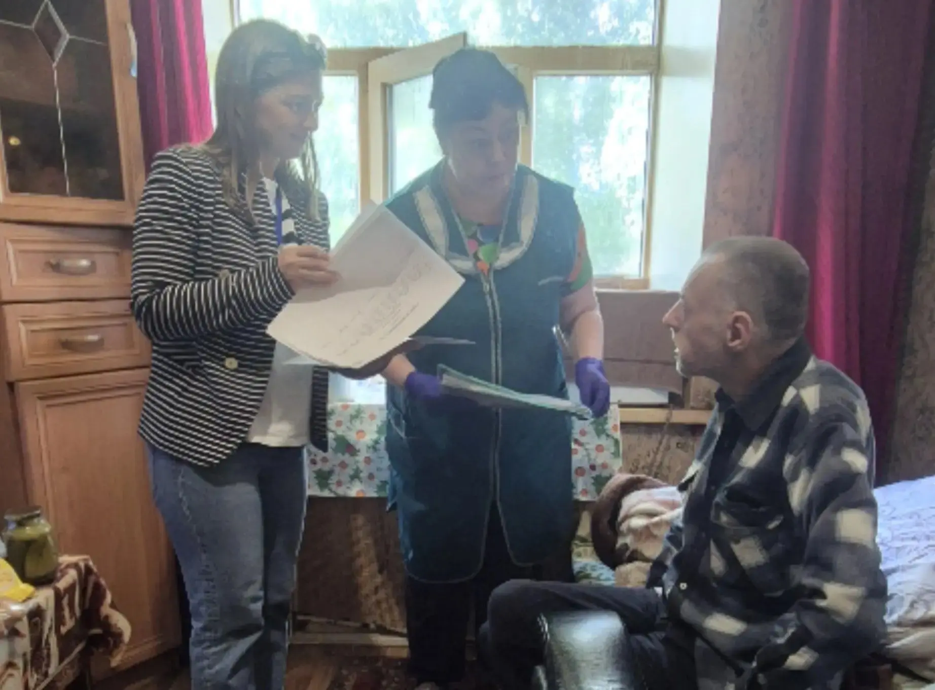 📌Продолжаются контрольные выезды заведующих отделениями  к подопечным. Каждый выезд подтверждает: с