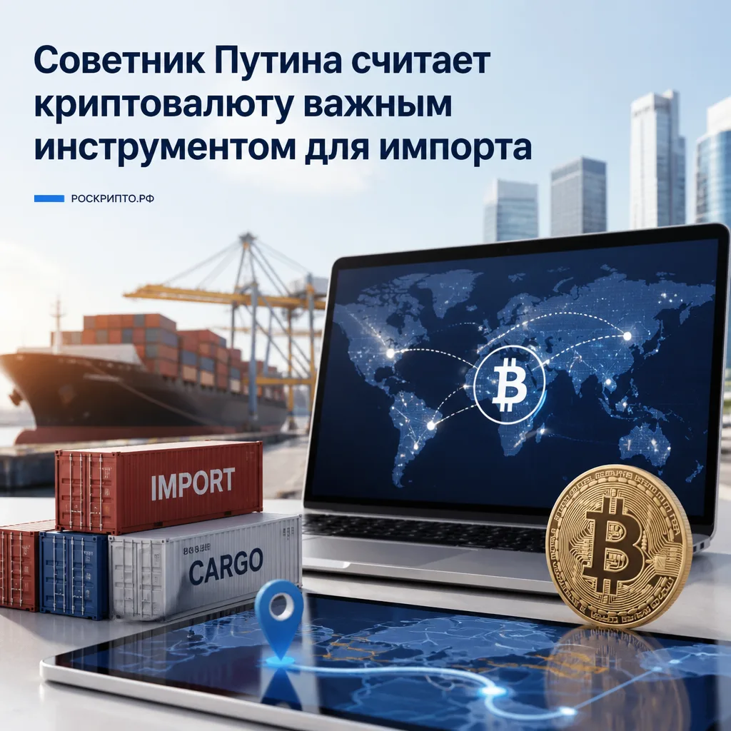 ⚖️ Советник Путина считает криптовалюту важным инструментом для импорта
