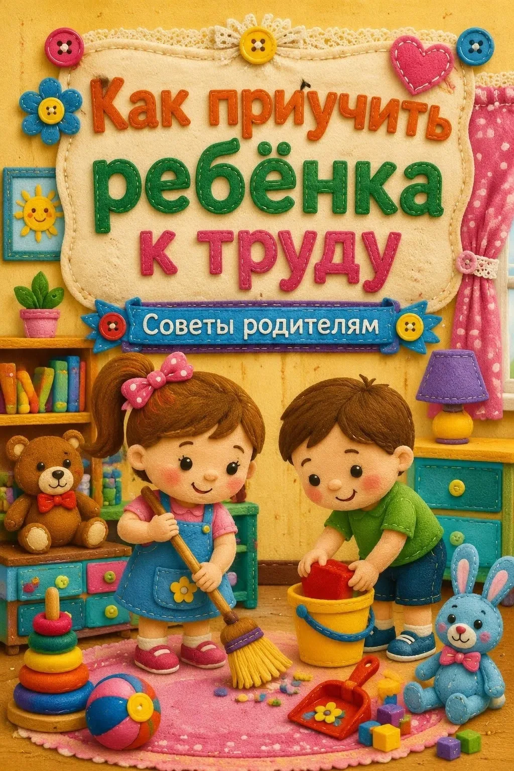 Как приучить ребёнка к труду без скандалов и истерик? 💡