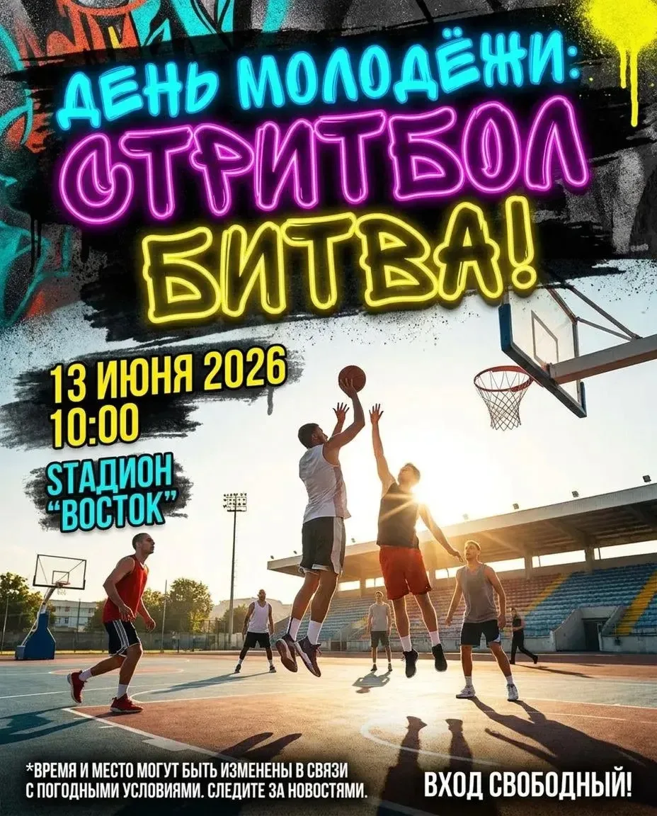 Стритбол-битва ждёт вас! 💥