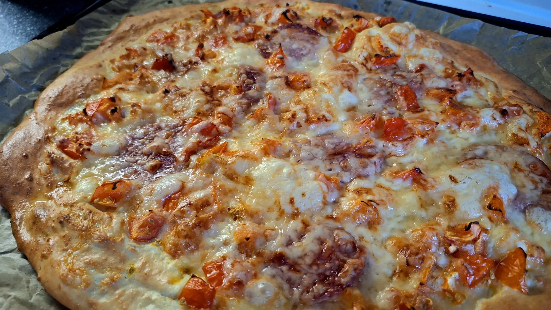 Привет всем, сегодня на завтрак пробовала пиццу на творожном тесте🤤🤤🤤
