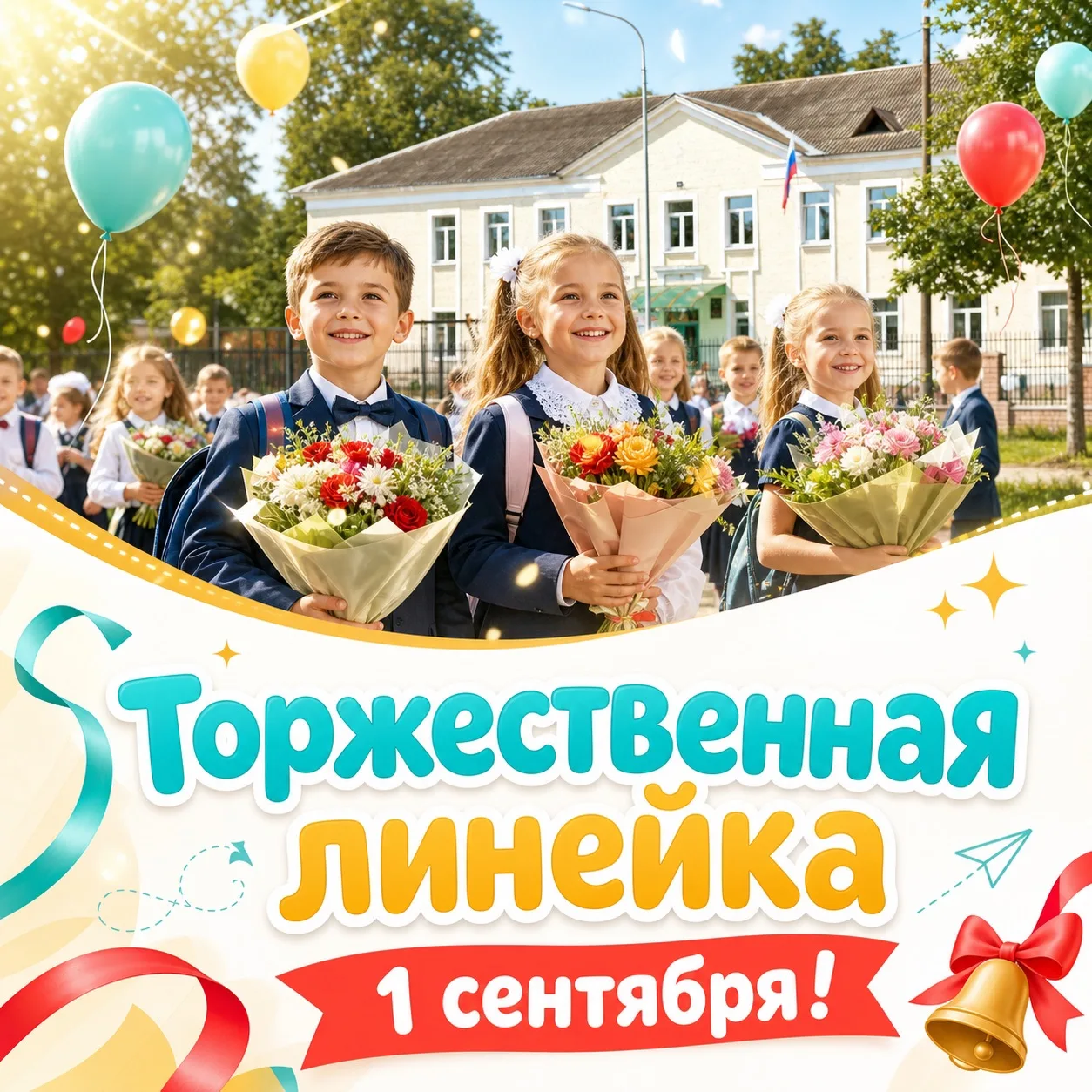 🔔 Торжественная линейка 1 сентября!🎓