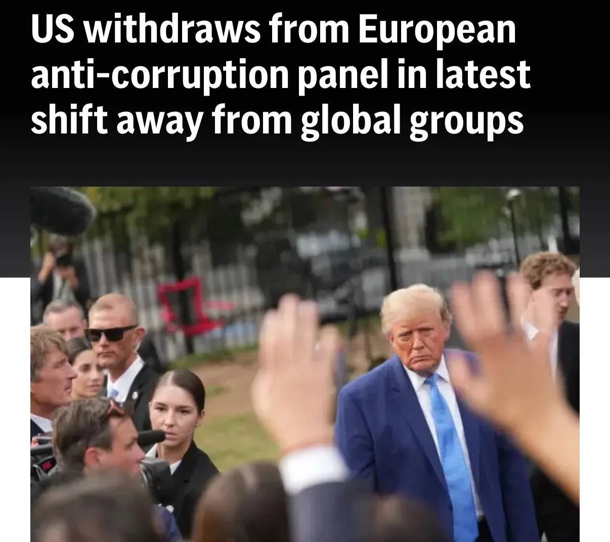 ⚡️США выходят из европейской антикоррупционной организации, — AP News.