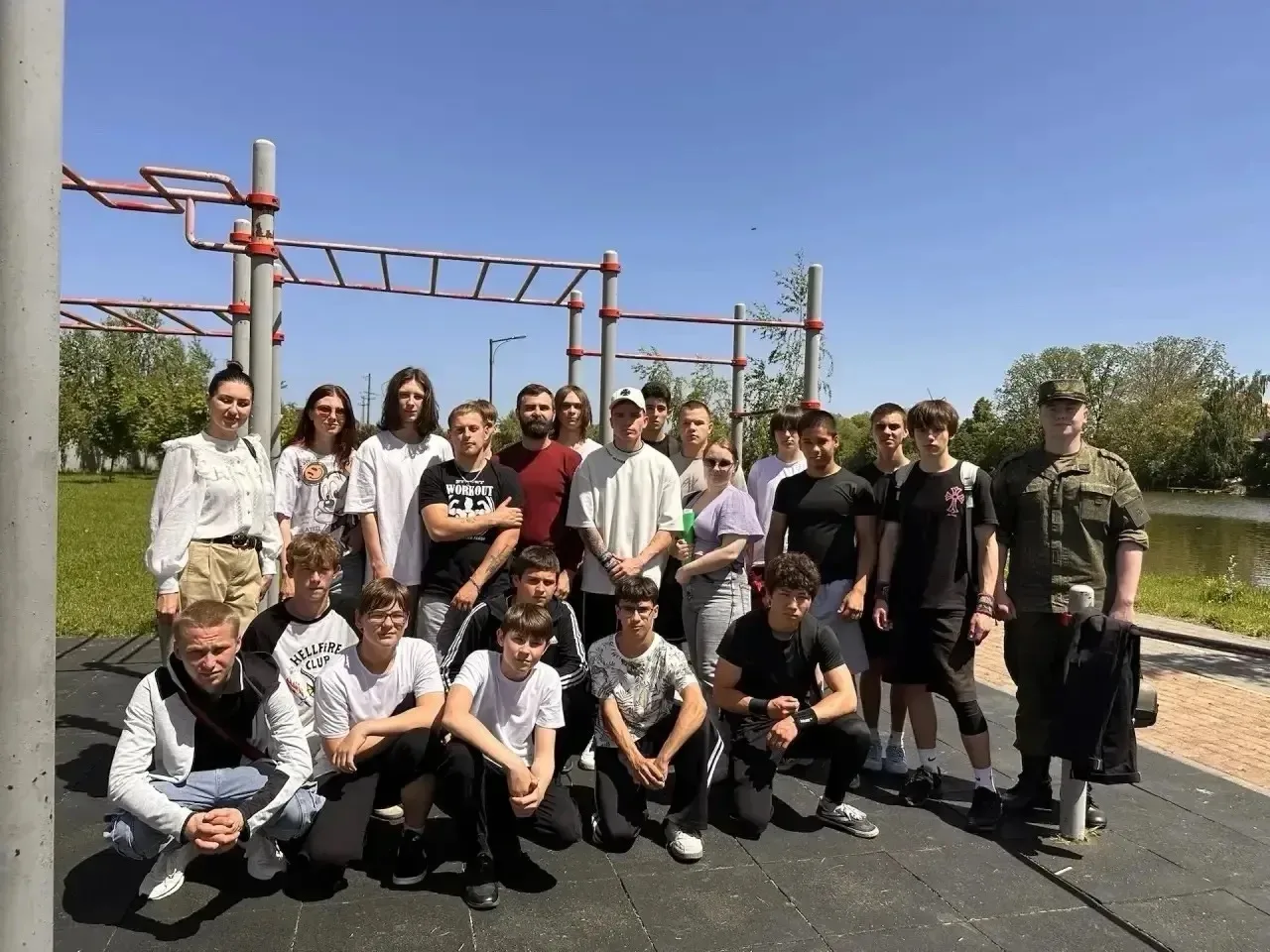 ☀️ «Воркаут без границ» на Солнечной набережной!  Сегодня в Кореновске было по-настоящему жарко! И н