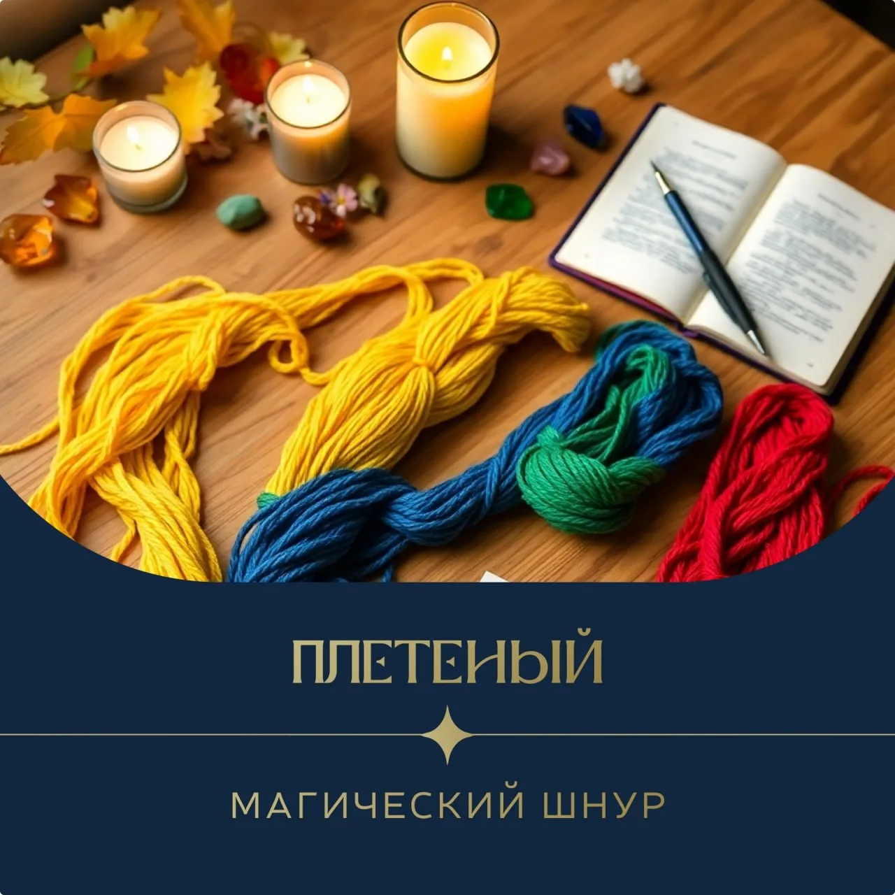 Плетеный магический шнур ✨