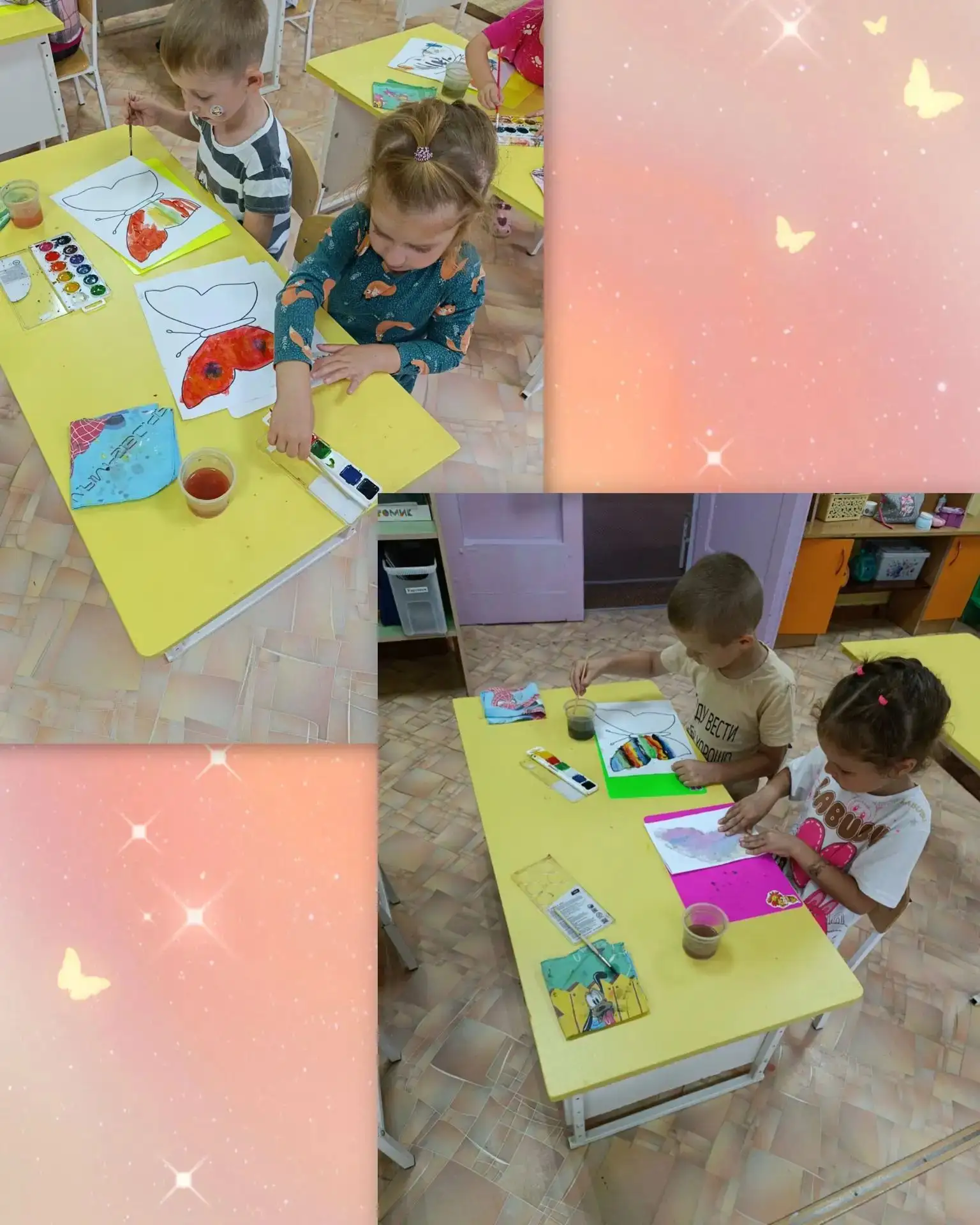 🦋 Летнее волшебство в старшей группе! 🎨
Ребята группы 607 "Звездочки" превратились в настоящих вол