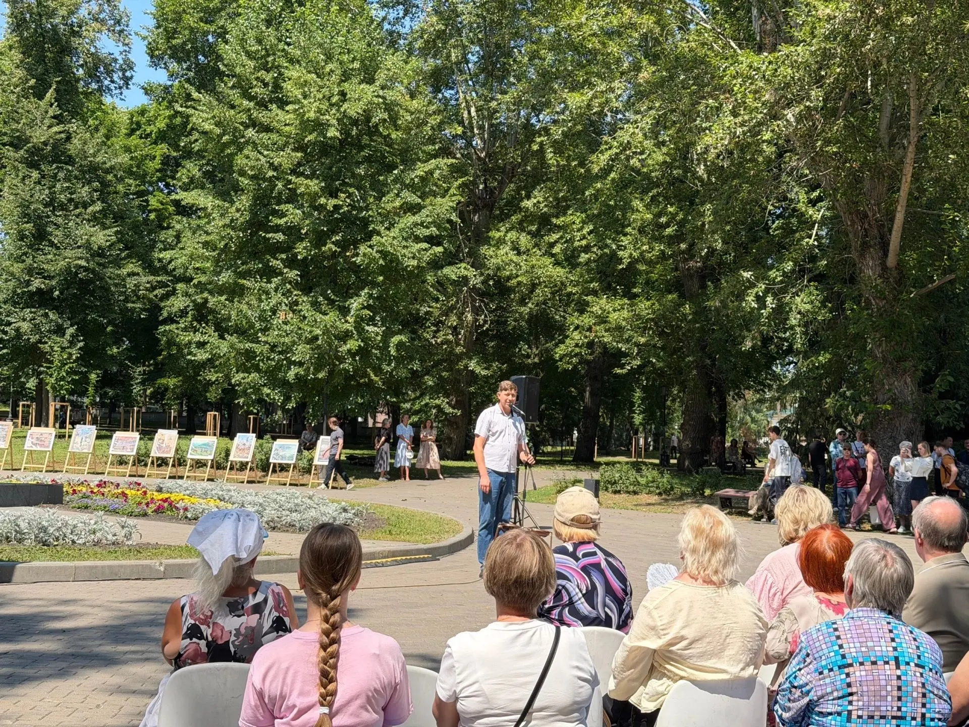 10 июля сотрудники парка «Комсомольский» приняли участие в Юбилейном 55-ом  Лермонтовском празднике 