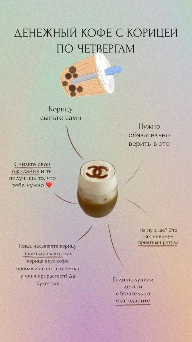 ☕ Четверг — самое время для кофе с корицей!