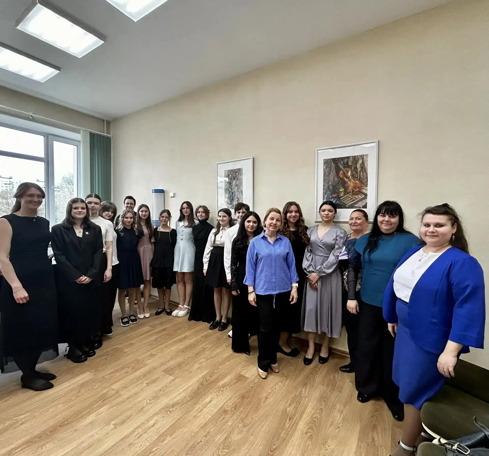 📢В нашей Школе прошёл конкурс народных песен учащихся вокальных классов хорового отдела!