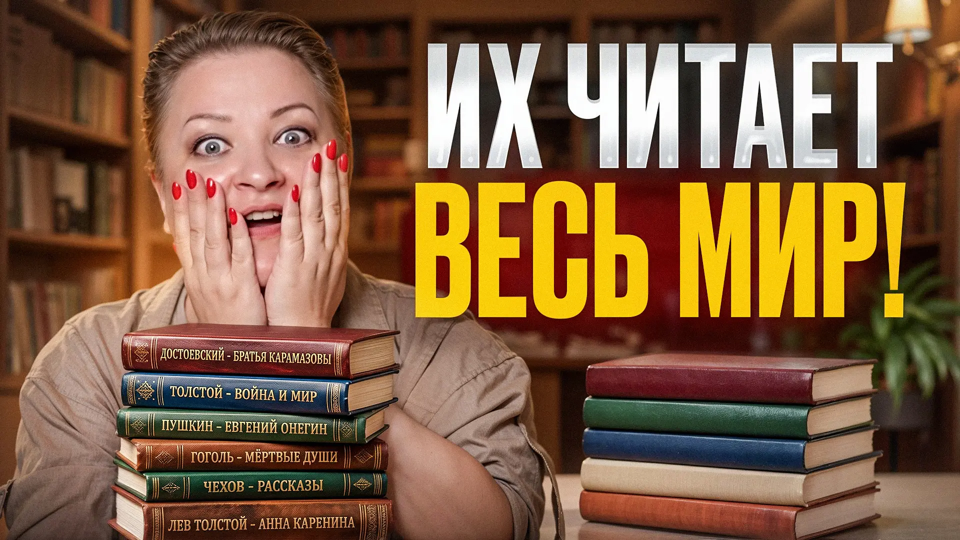 Вышло новое видео про самую читаемую в мире русскую классику. Смотрим?