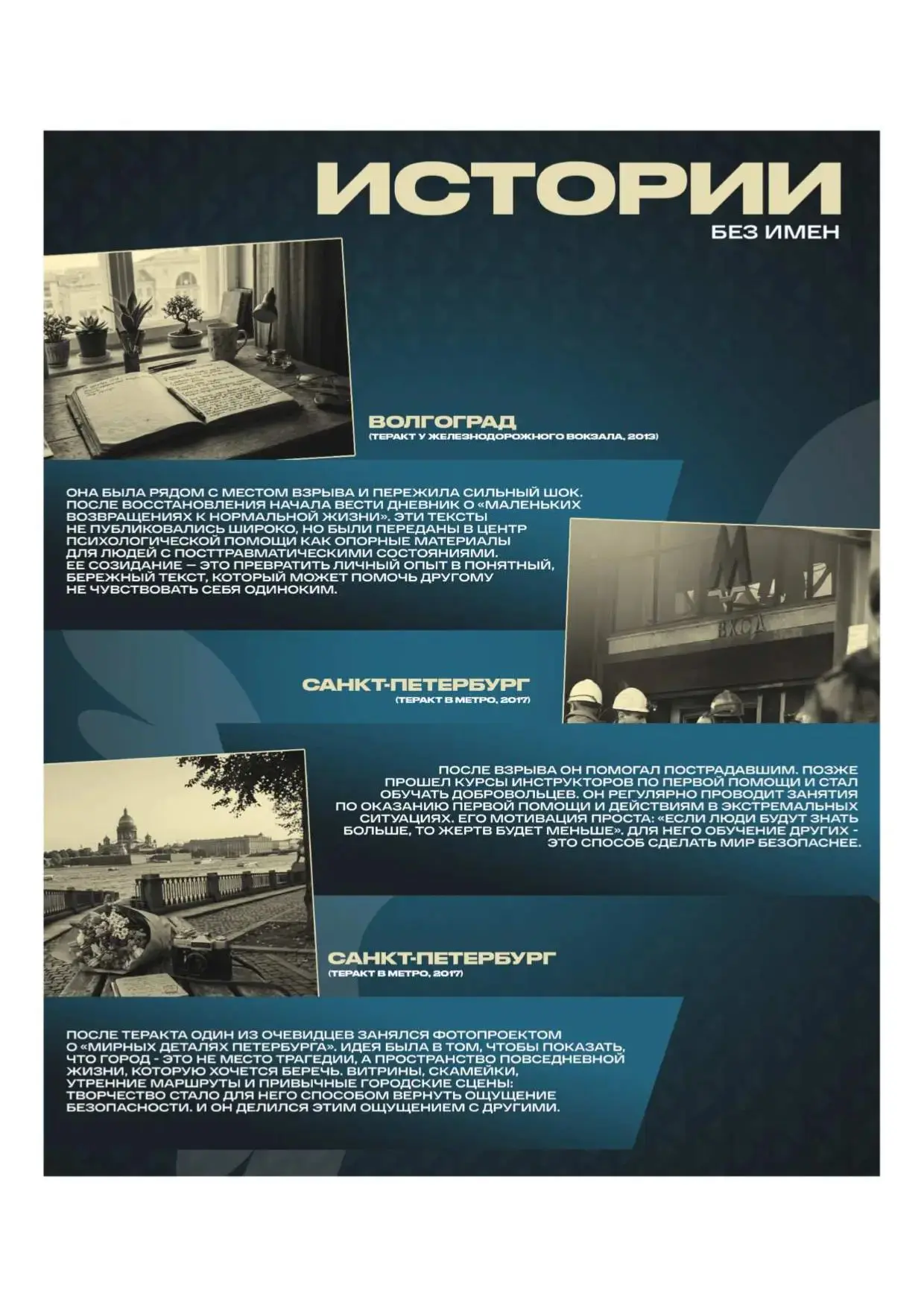 #утерроризманетбудущего #антитеррор #терроризмунет #мыпомним #историисозидания #созидан...