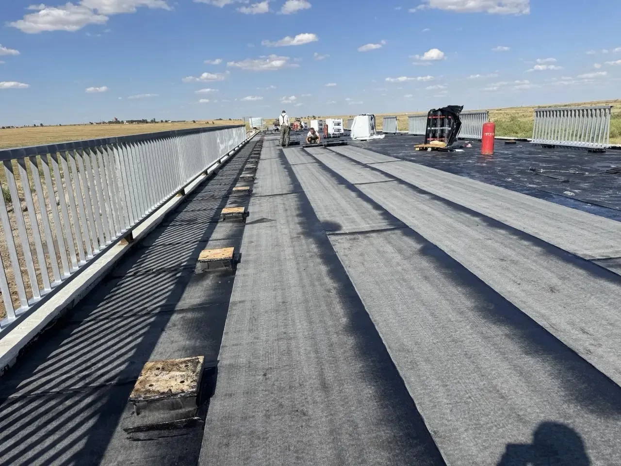 🚧 Капремонт моста через Зельмень выходит на финишную прямую.