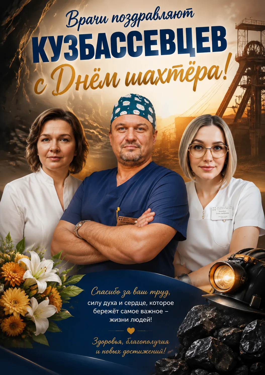 Поздравляем с профессиональным праздником — Днём шахтёра!