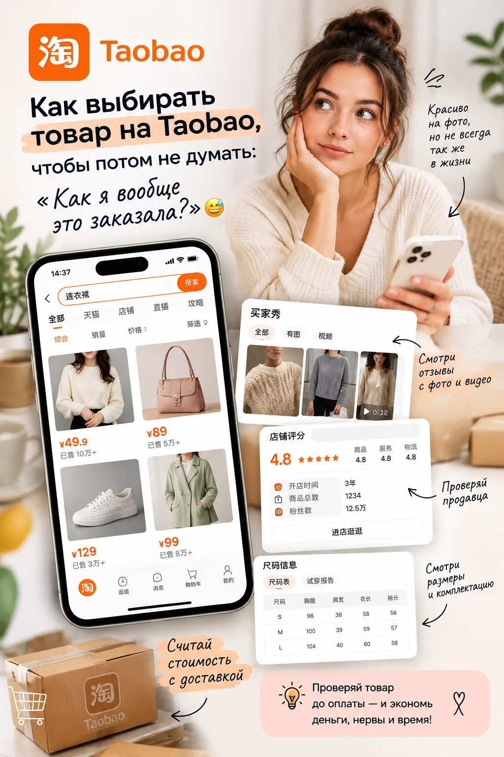 Как выбирать товар на Taobao, чтобы потом не думать: «Как я вообще это заказала?» 😅