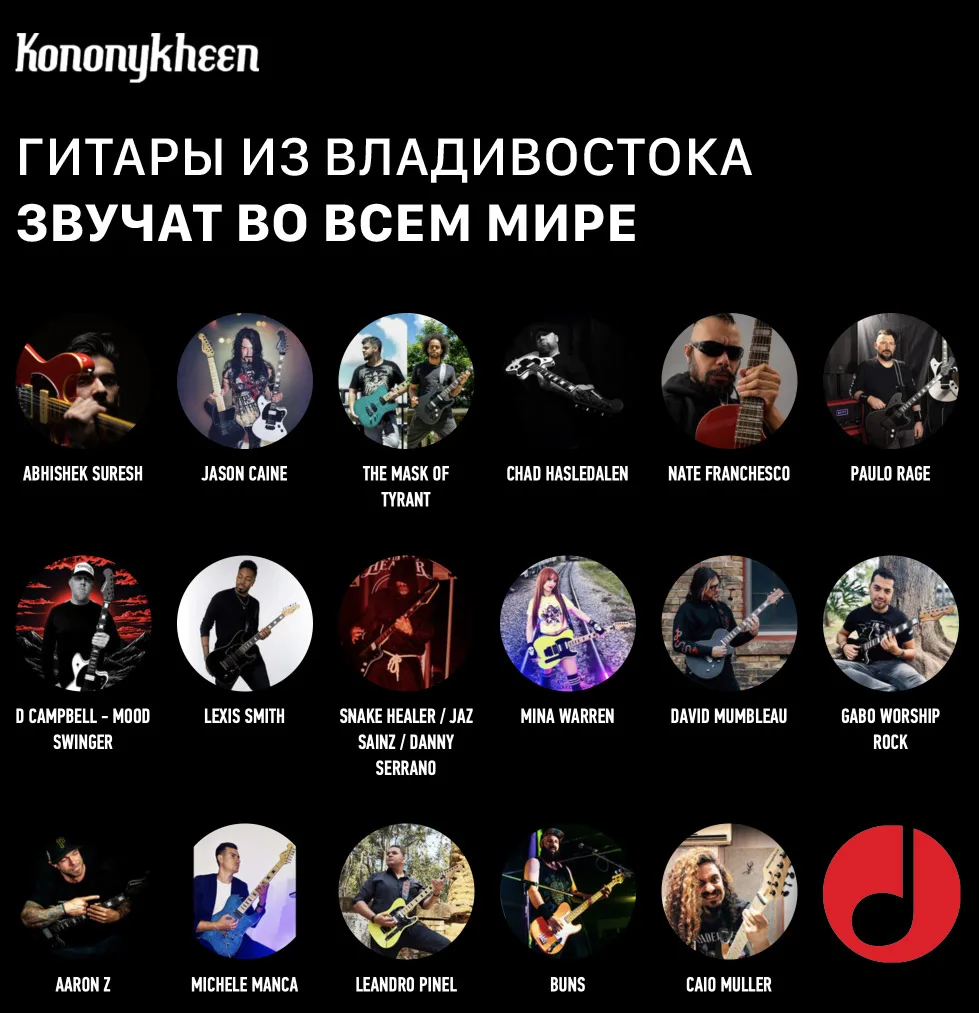Kononykheen Guitars