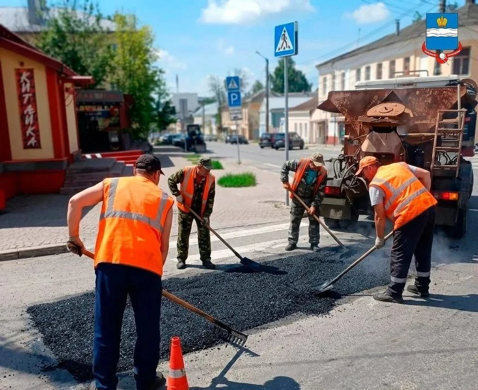 ▪️ В Калуге за неделю залатали ямы на шести улицах