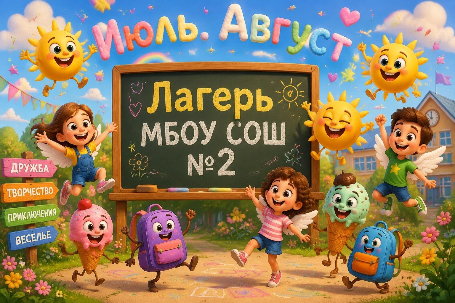 👋 Уважаемые родители!

Лето уже вовсю ☀️, а это значит — самое время записать ребёнка в оздоровител