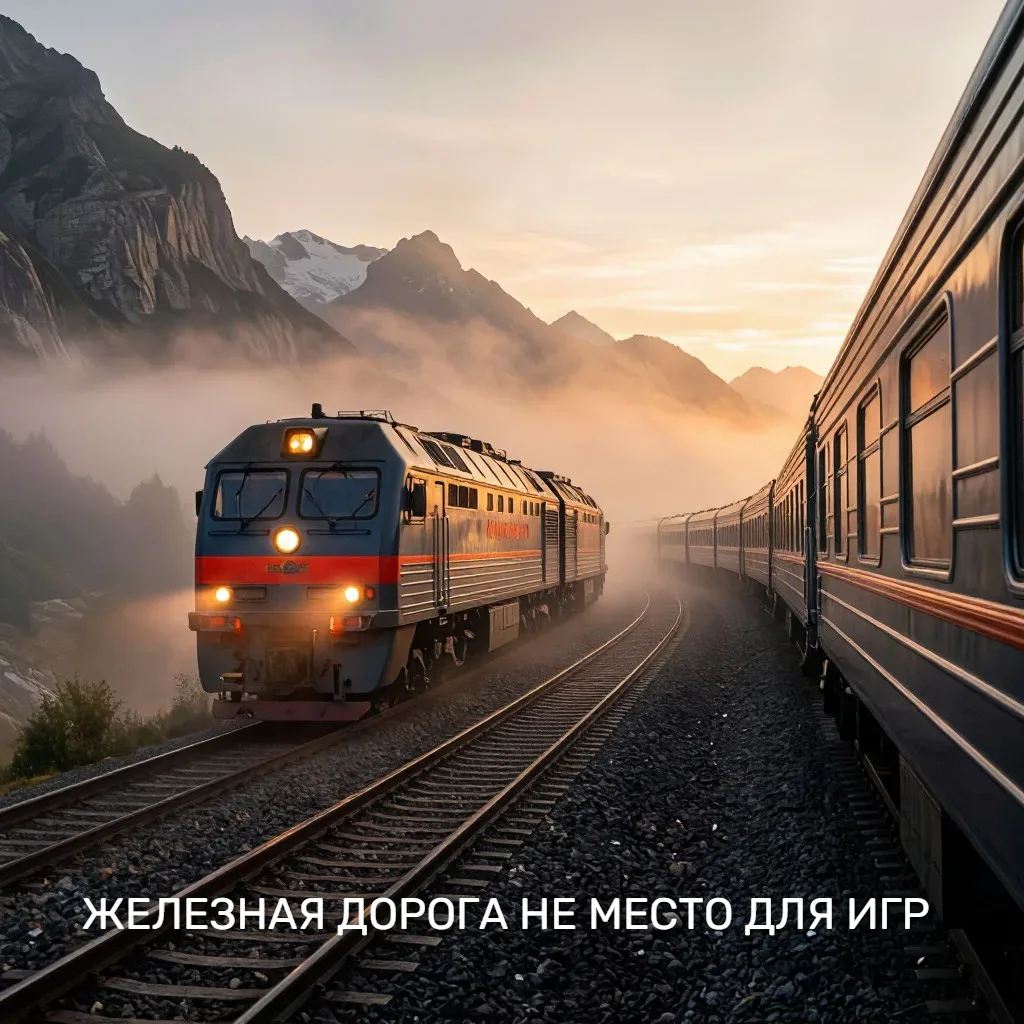 🚂 Безопасность на железной дороге: правила, которые спасают жизнь