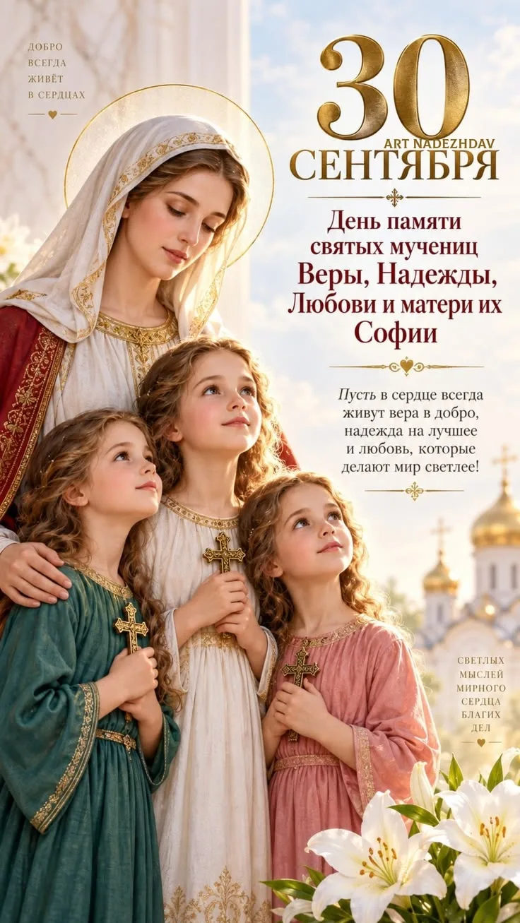 Всех Вер, Надежд, Любовий и Сфий с праздником!