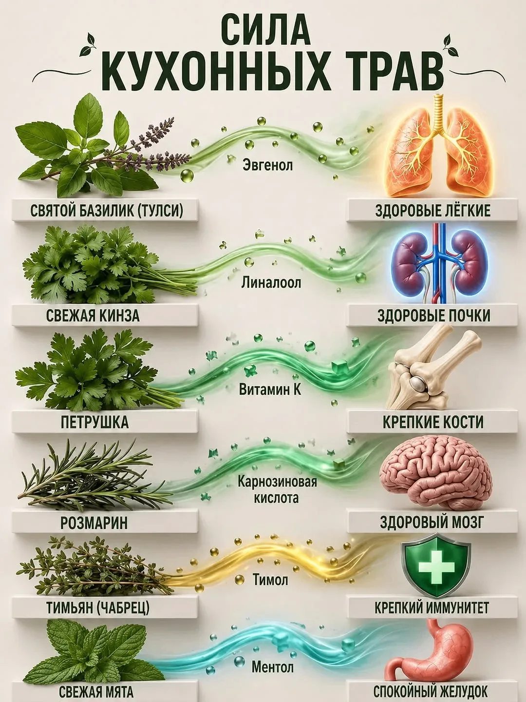 🌿 СИЛА КУХОННЫХ ТРАВ, КОТОРЫЕ МЫ НЕДООЦЕНИВАЕМ