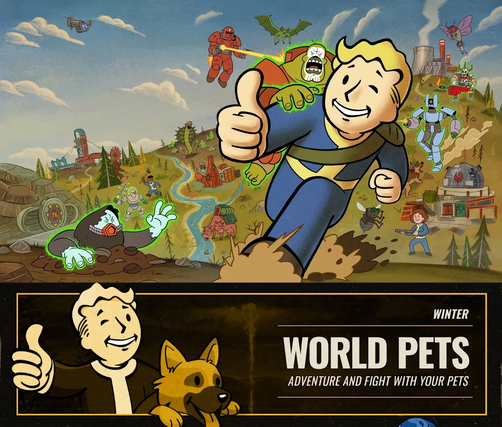 В Fallout 76 питомцы превратятся в настоящих напарников.