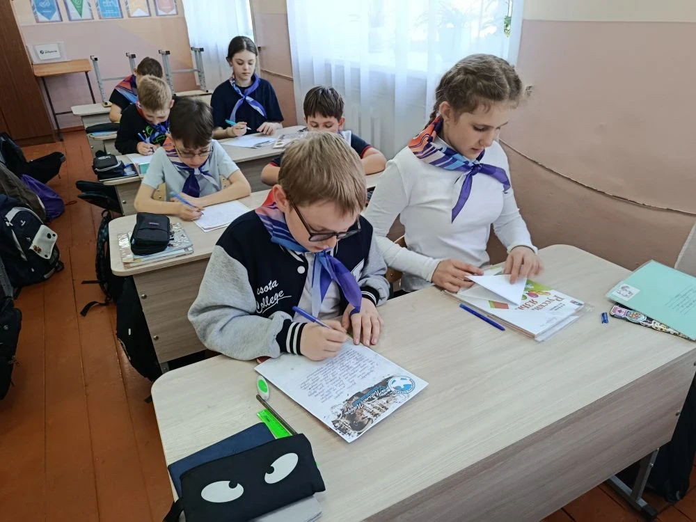 👍Ученики 4А класса школы Флагманской школы «Орлята России» приняли участие во всероссийской акции «П
