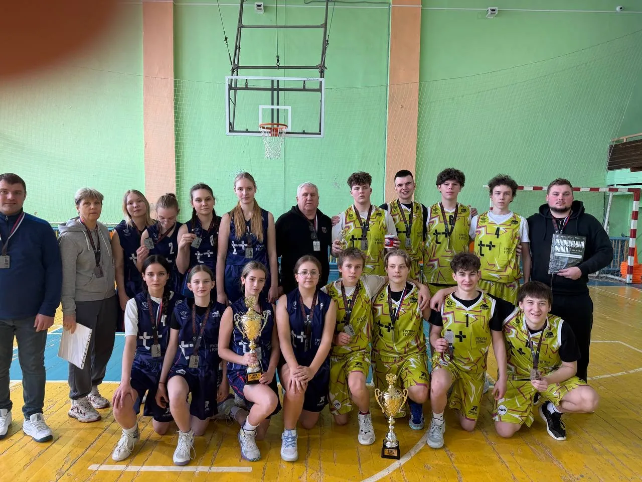 🏀17 февраля на базе ДЮСШ г. Кольчугино определили сильнейшие коллективы школьной баскетбольной лиги 