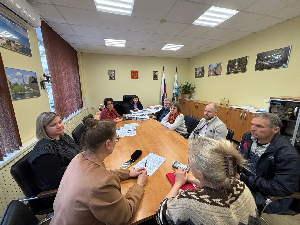 В Министерстве имущественных отношений Псковской области состоялось заседание Обществен...