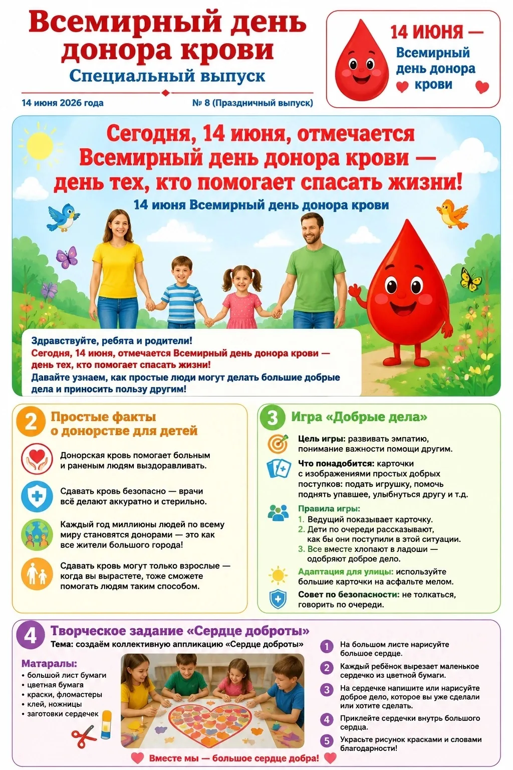 ❤️ Супергерои среди нас: маленькая история о большой доброте

Сегодня, 14 июня — Всемирный день доно
