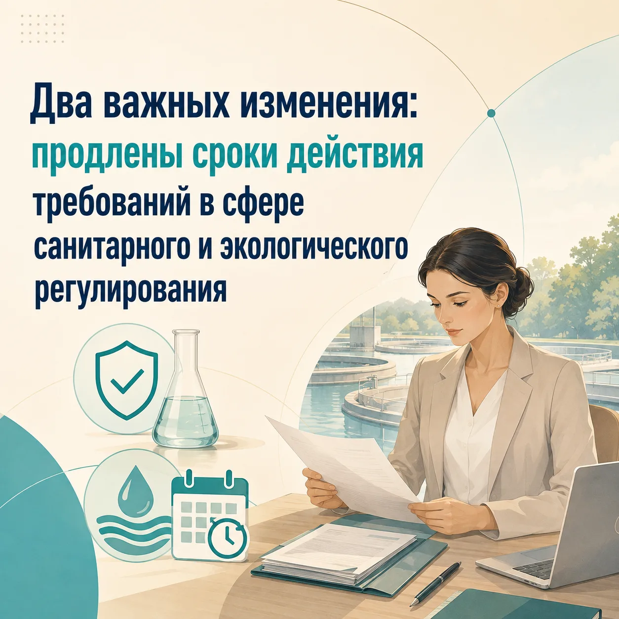 📌 Два важных изменения: продлены сроки действия требований в сфере санитарного и эколо...